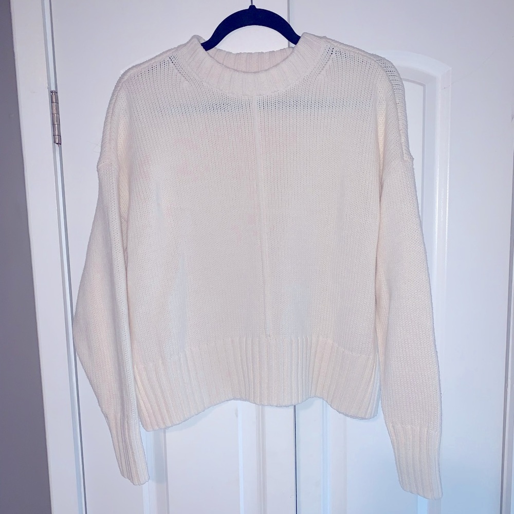 White Knit Sweater